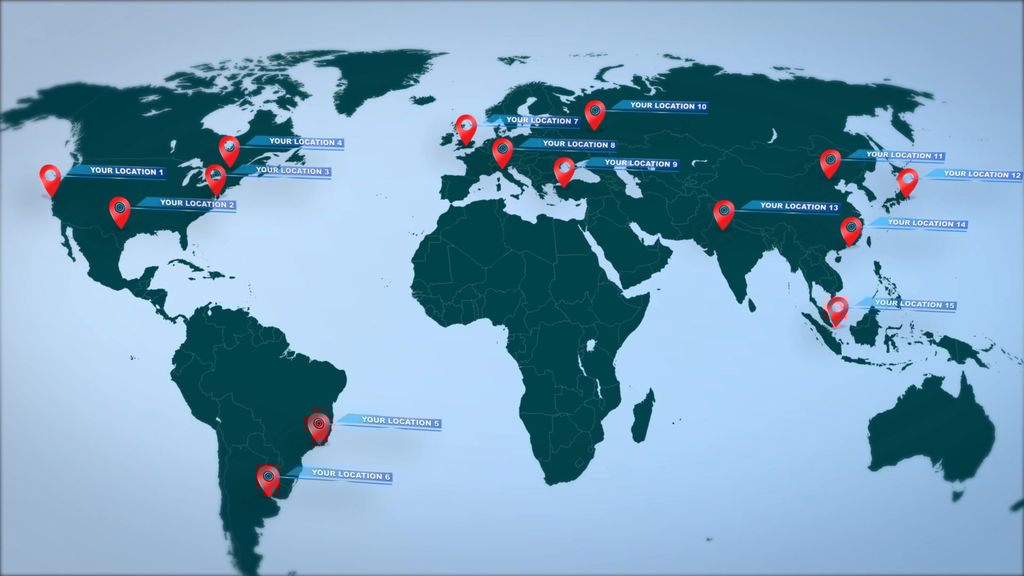 Free After Effects Templates World Map