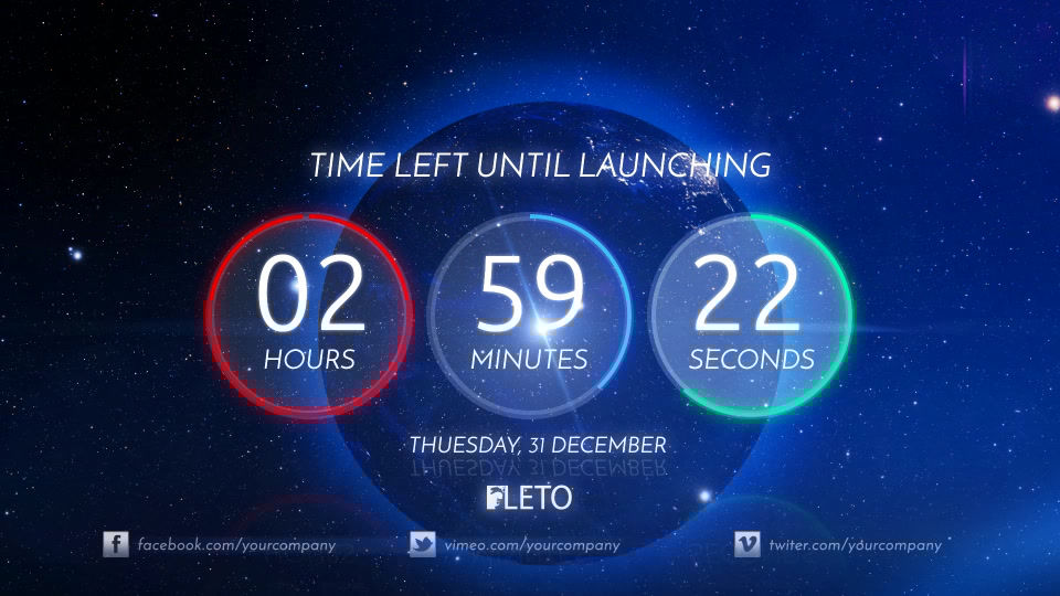 News Countdown Clock After Effects templates 9094274