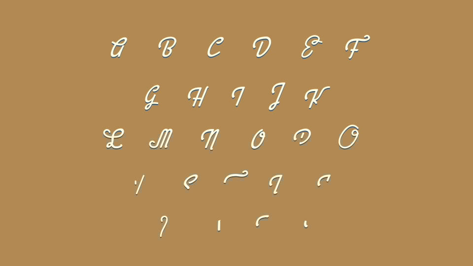 Cursive Animated Font Apple Motion templates | 11126533