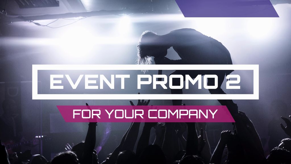 Event Promo After Effects Template Free