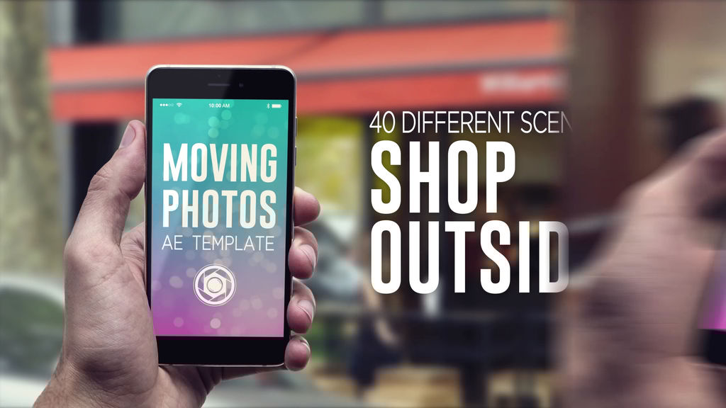 Download Moving Photos Mobile Mockup Bundle After Effects templates ...