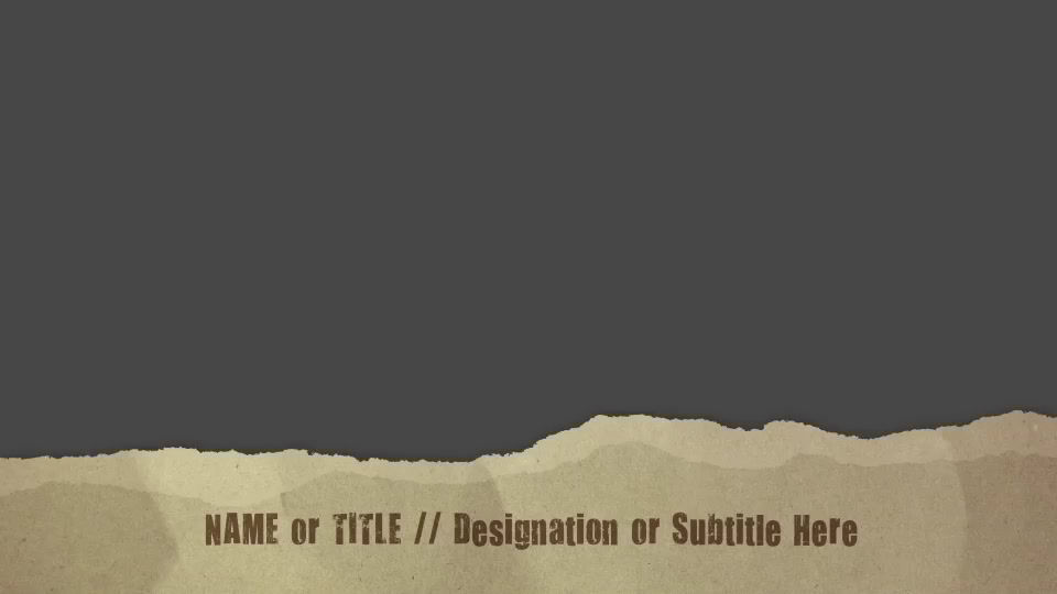 Paper Tear After Effects templates 9158041