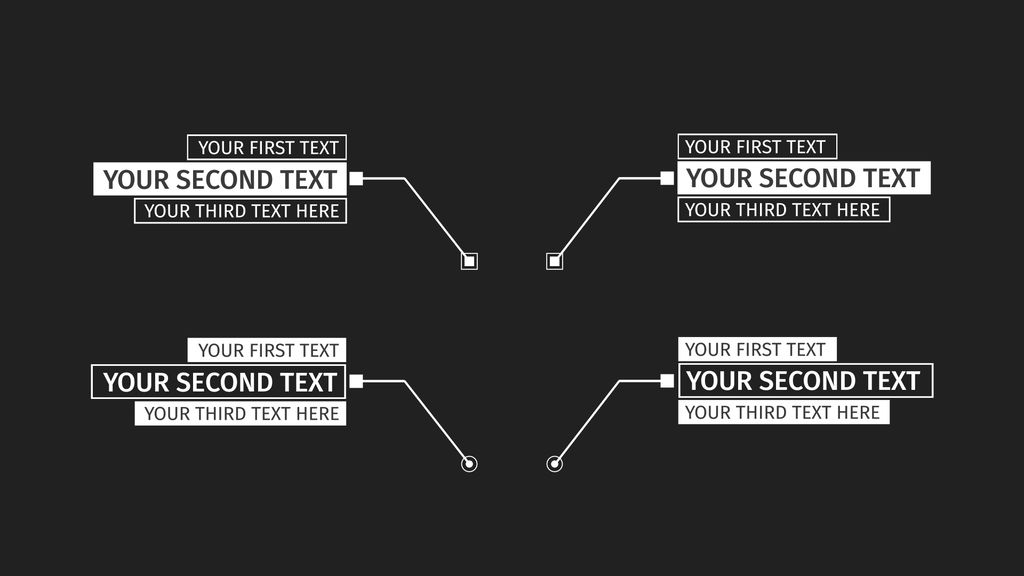 Call Out - Triple Text Line Motion Graphics Template | 11776617