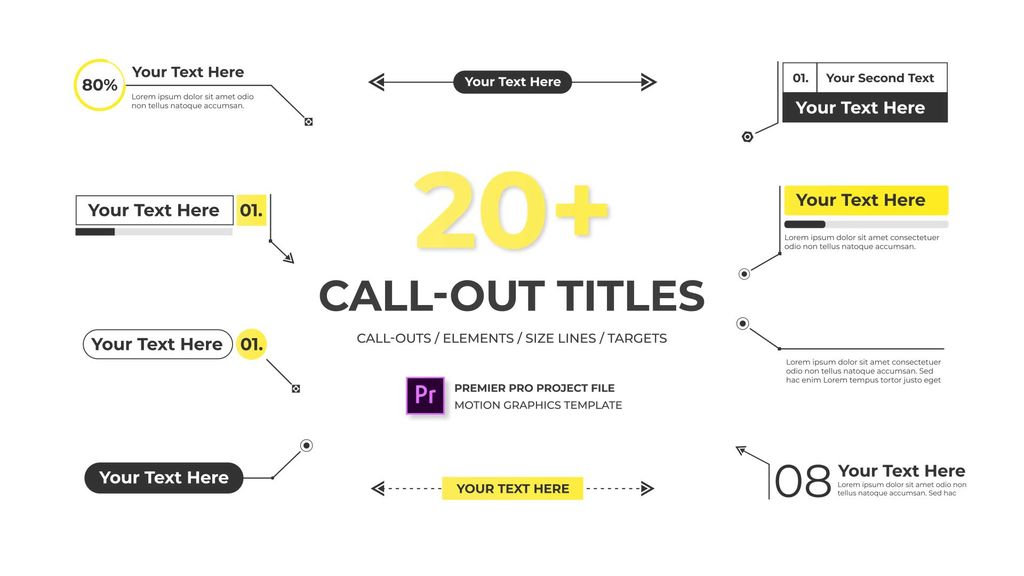 Call Out Titles - Essential Graphics Motion Graphics Template | 12340072