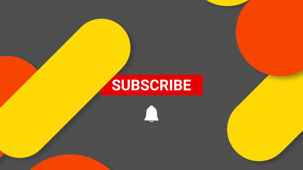 Full Screen Subscribe Button With Transition Animation Motion Graphics ...