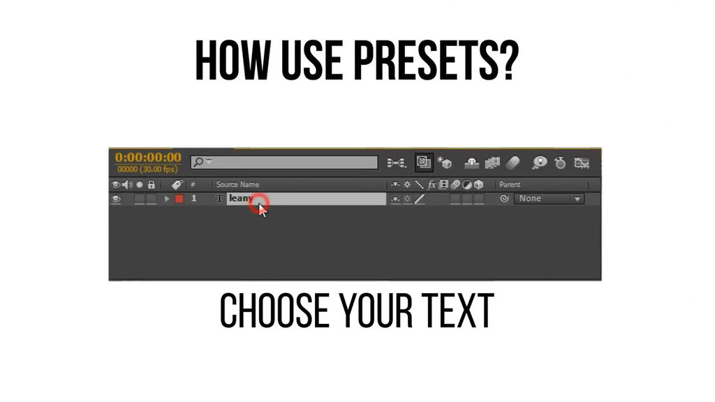 100 Unique Text Presets After Effects Animation Preset 12500657