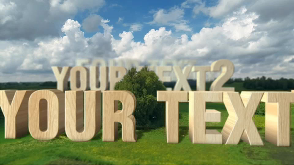 NATURE 3D TITLES PACK (part 1) After Effects templates | 9254863