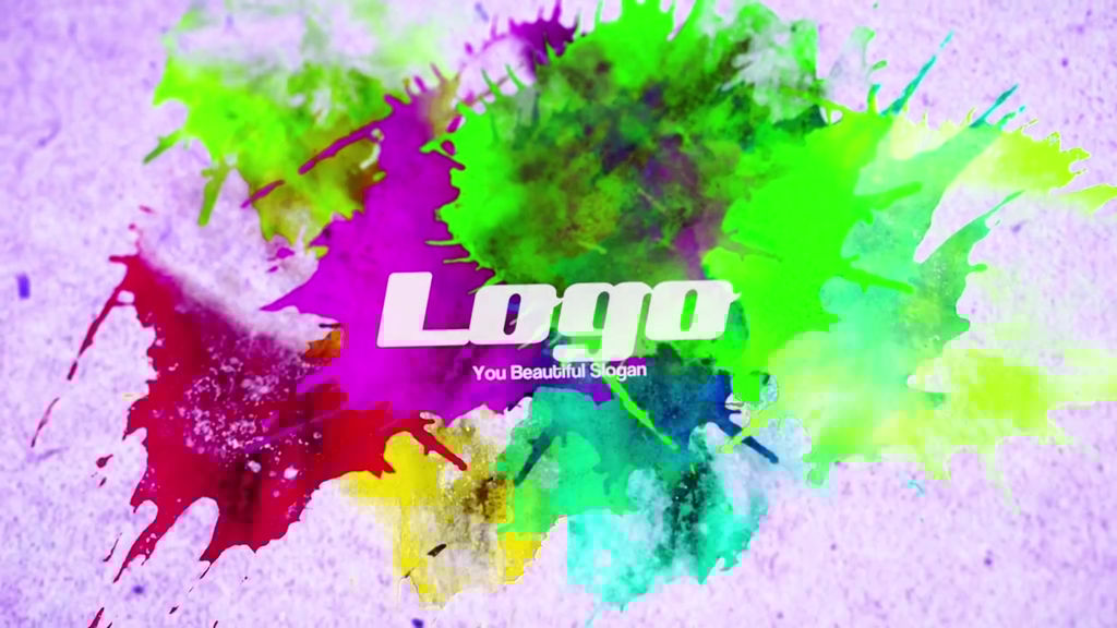 Colorful Paint Logo Reveal After Effects templates 13094147