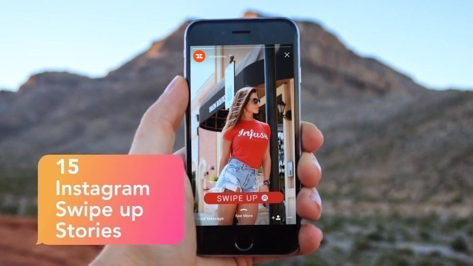 Instagram Swipe Up Stories After Effects templates 13209802