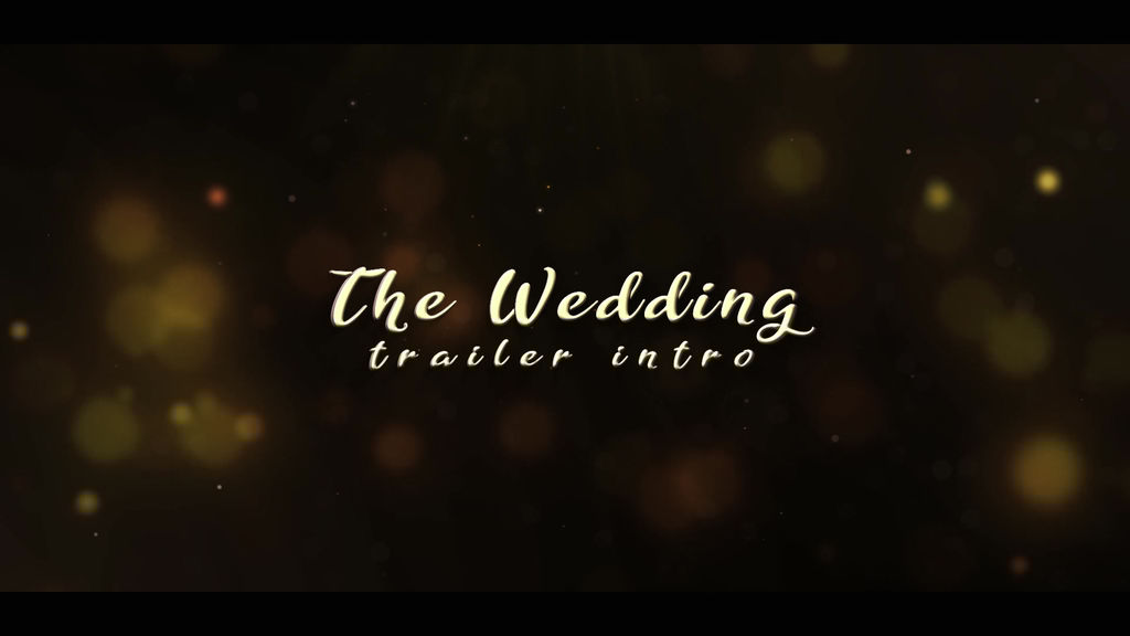 Wedding Intro Wedding Trailer After Effects templates 13316871