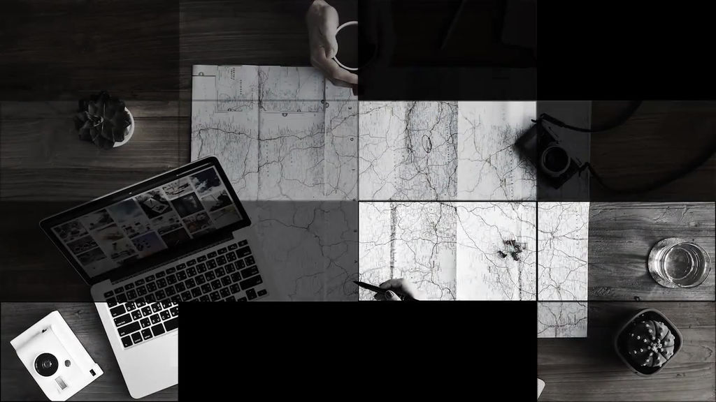 Elegant Grid Photo Slideshow // Premiere Pro Premiere Pro Template