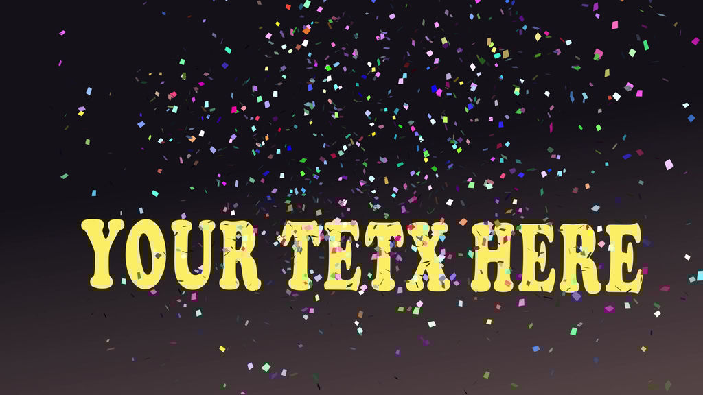 Confetti After Effects Template Free
