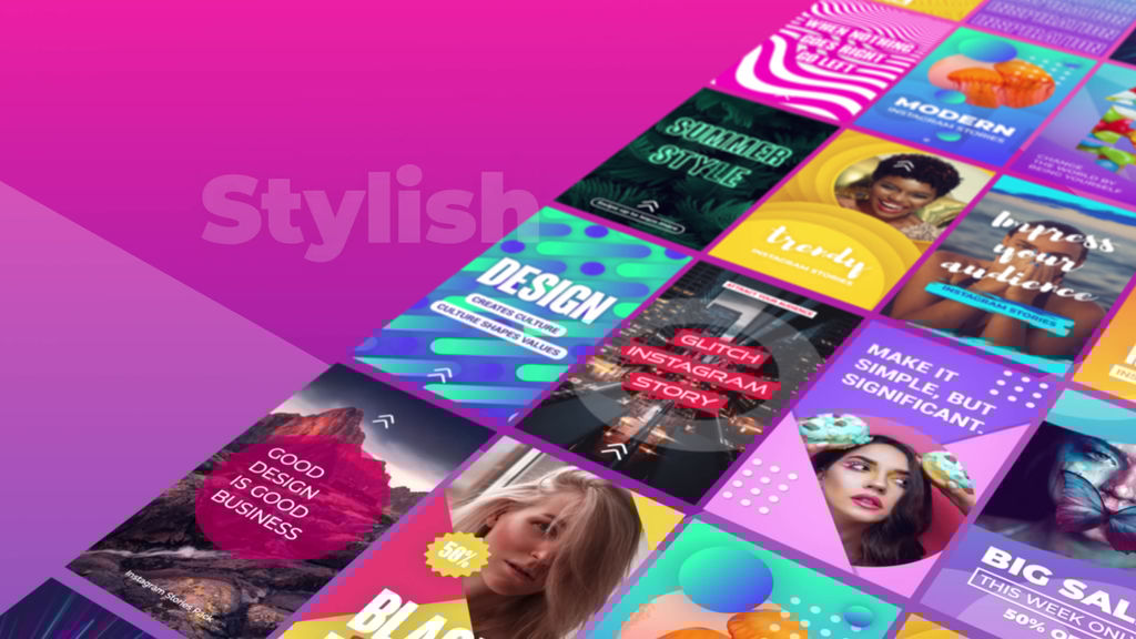 Instagram Stories Motion Graphics Template 13456588