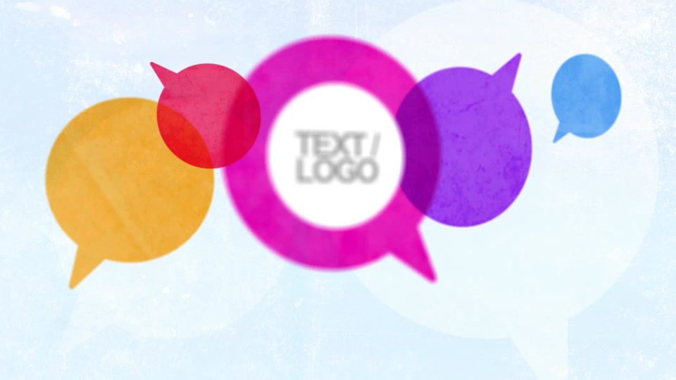 Speech Bubble Intro Template After Effects Templates 1344713