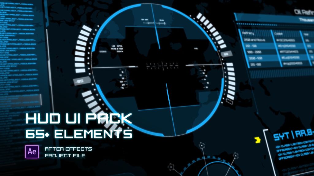 HUD UI Elements Pack After Effects templates 13708305 HUD UI Elements Pack After Effects templates 13708305