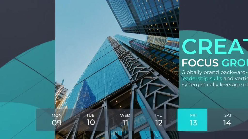 Weekly Timeline Corporate Premiere Pro Template 14484381