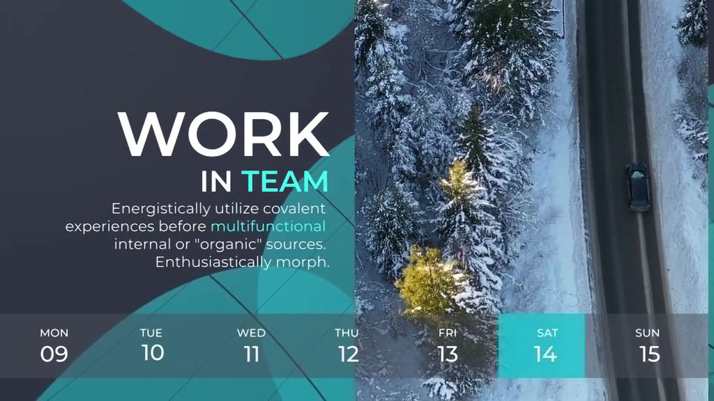 Weekly Timeline Corporate Premiere Pro Template 14484381