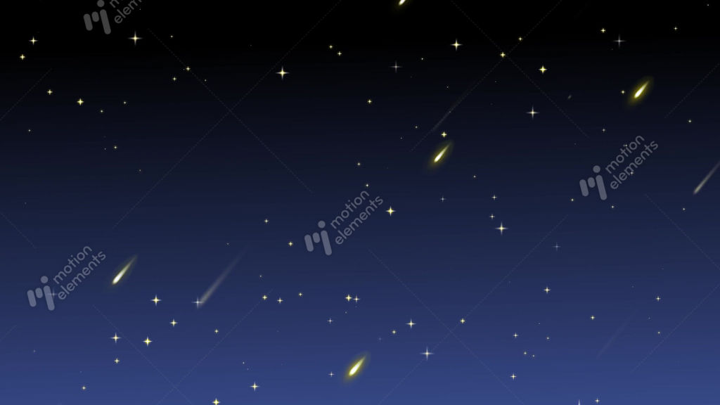 Starry Night Animation Background