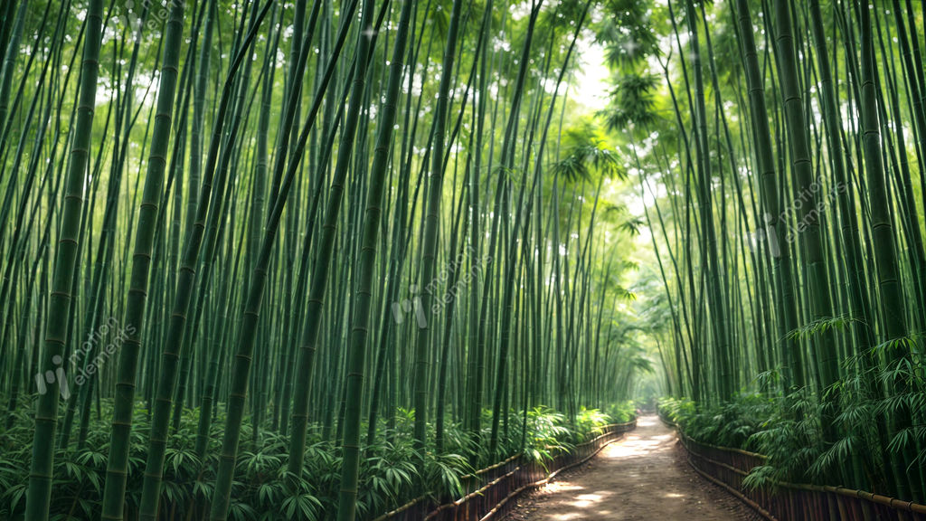 Bamboo forest and pathway, Japanese-style ambie Animated GIF 31842558 |  MotionElements