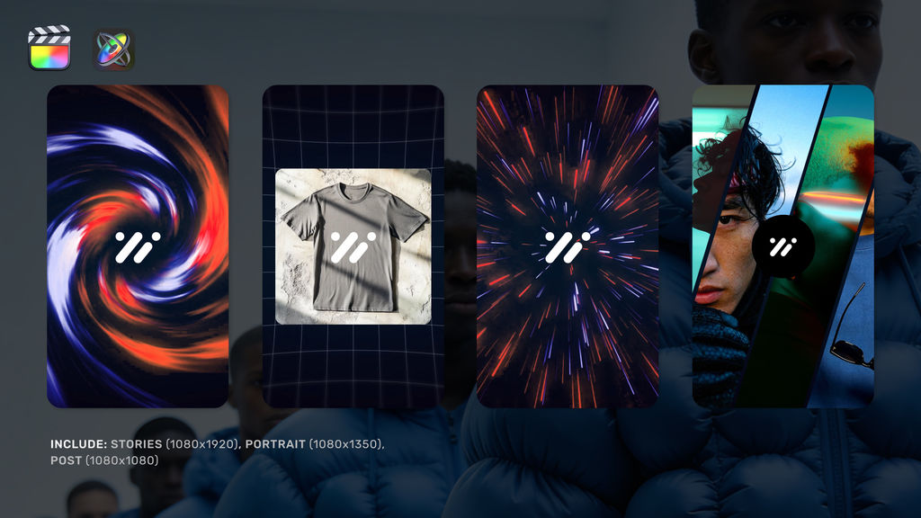 Vertical Brand Logo for FCPX Apple Motion template 56435679 ...